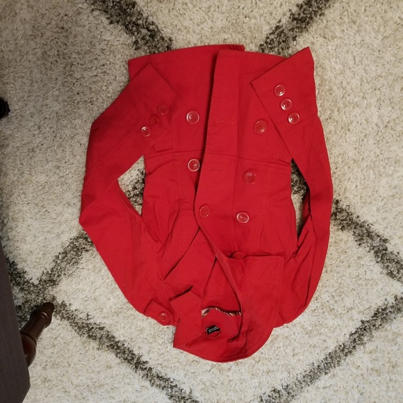 Red button down jackt - Picture 1 of 1